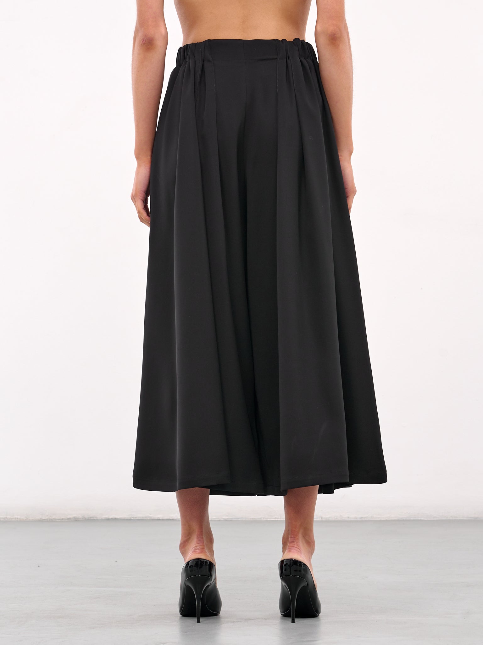 Tuck Flare Pants (LA-P52-910-1-BLACK)