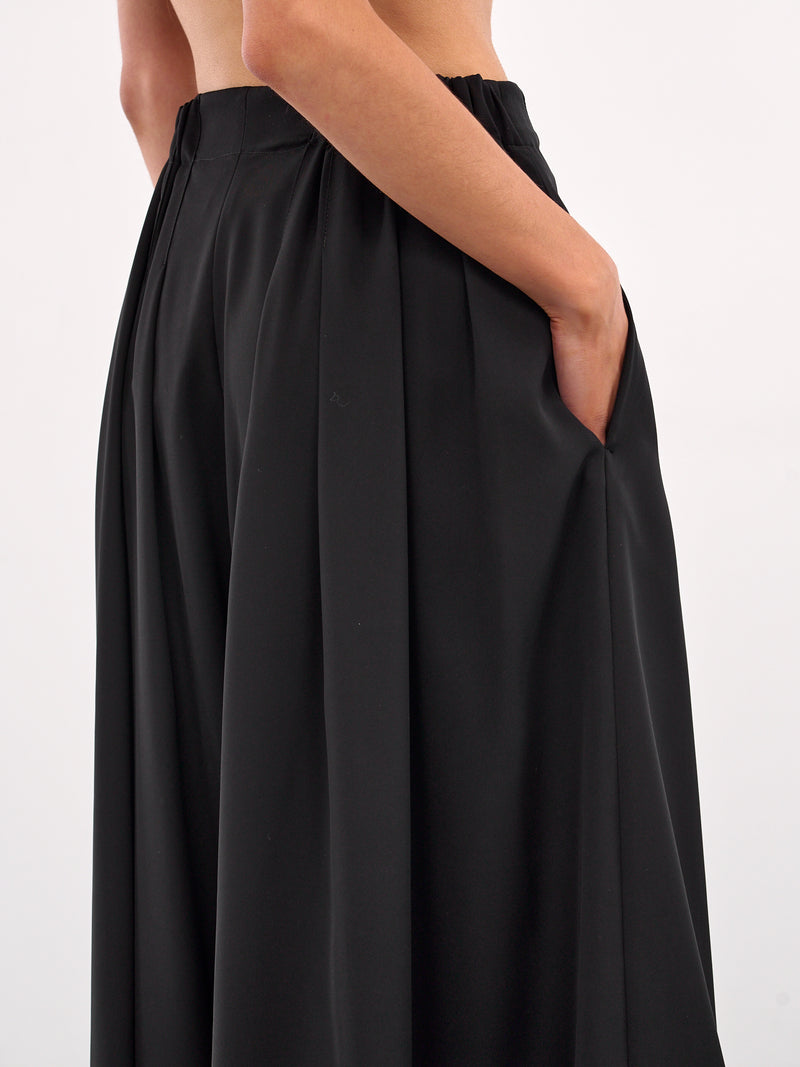 Tuck Flare Pants (LA-P52-910-1-BLACK)