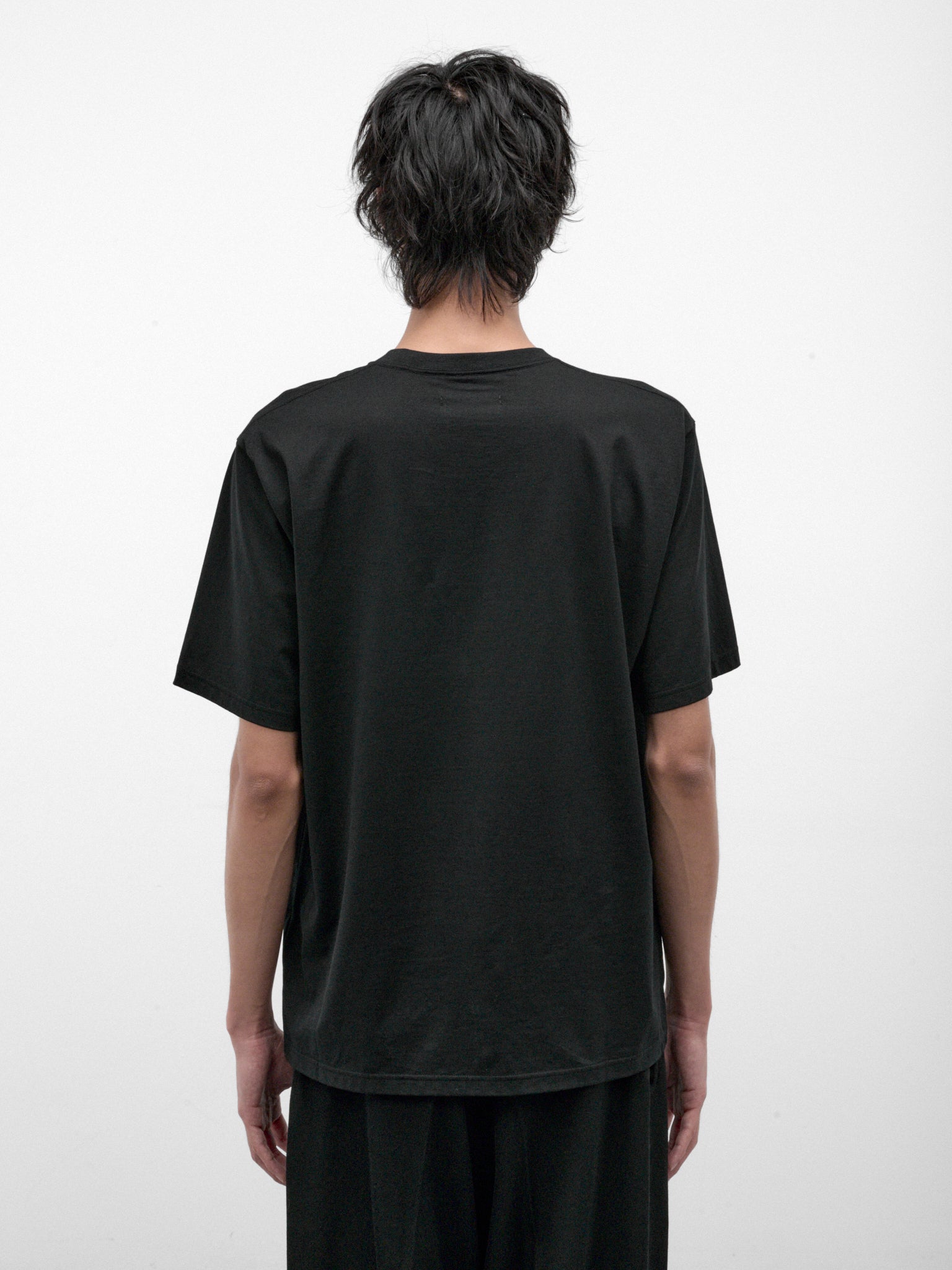 Black Relaxed Tee (LA68JK116-15-BLACK)
