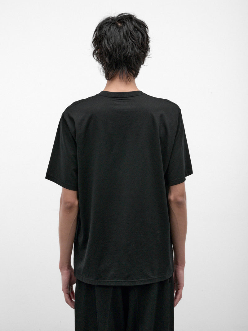 Black Relaxed Tee (LA68JK116-15-BLACK)