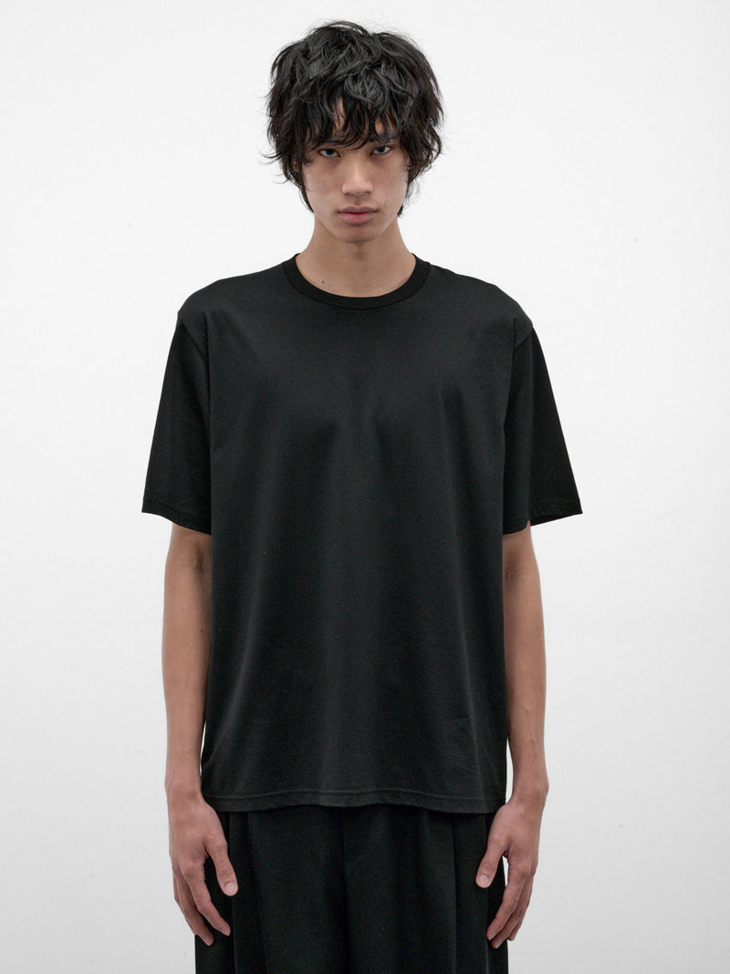 Black Relaxed Tee (LA68JK116-15-BLACK)