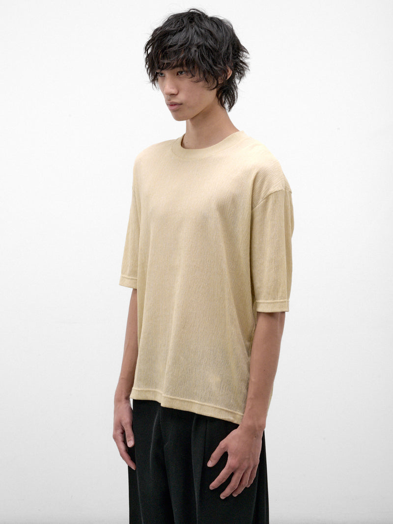 Light Beige Relaxed Tee (LA68JK116-40-LIGHT-BEIGE)