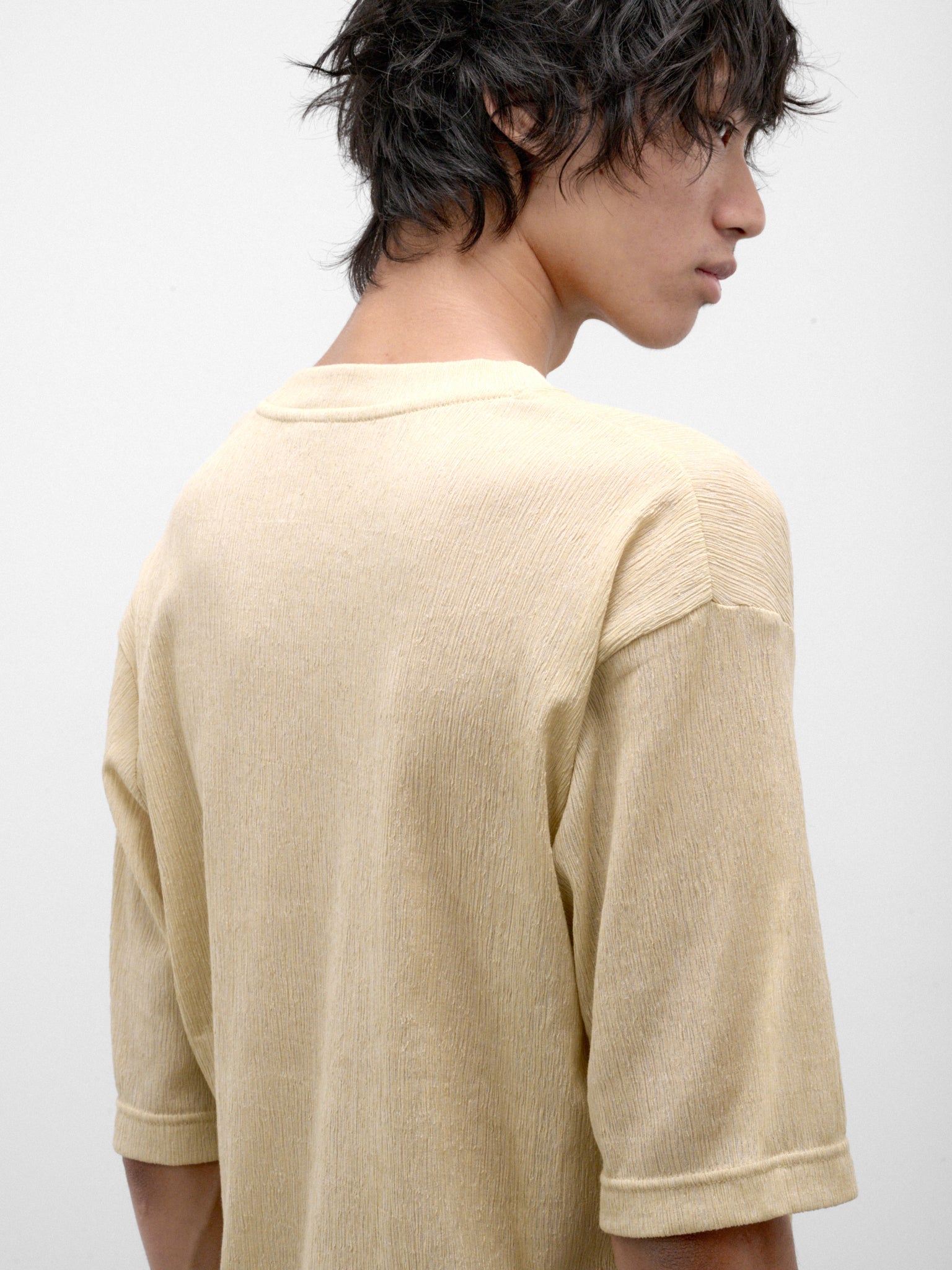 Light Beige Relaxed Tee (LA68JK116-40-LIGHT-BEIGE)