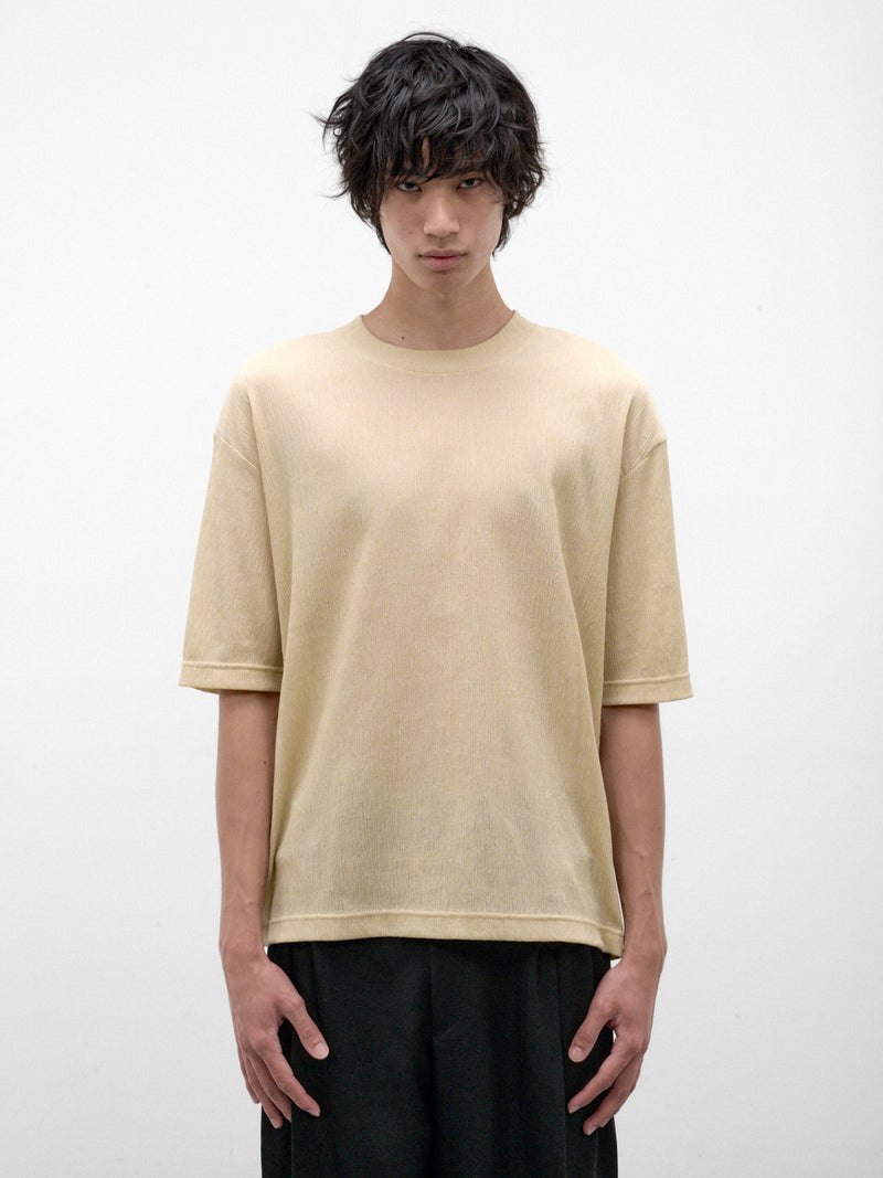 Light Beige Relaxed Tee (LA68JK116-40-LIGHT-BEIGE)