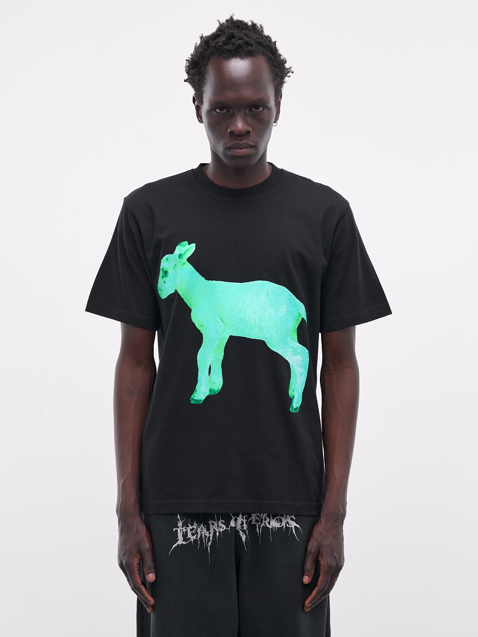 LA MASKARADE Lamb Graphic Tee | H.Lorenzo - front