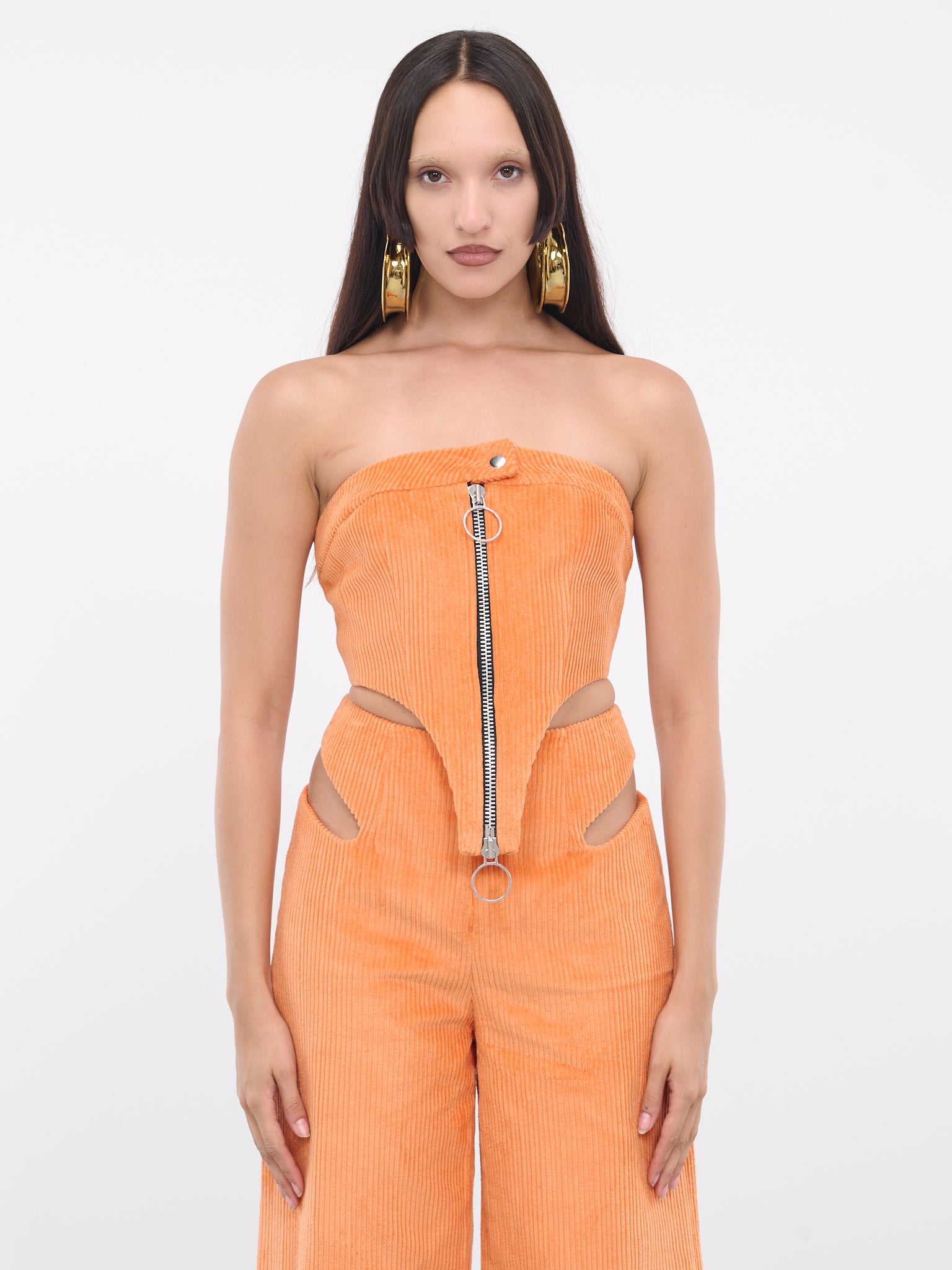 Zipper Corset (LBLCOTP01-ORANGE)