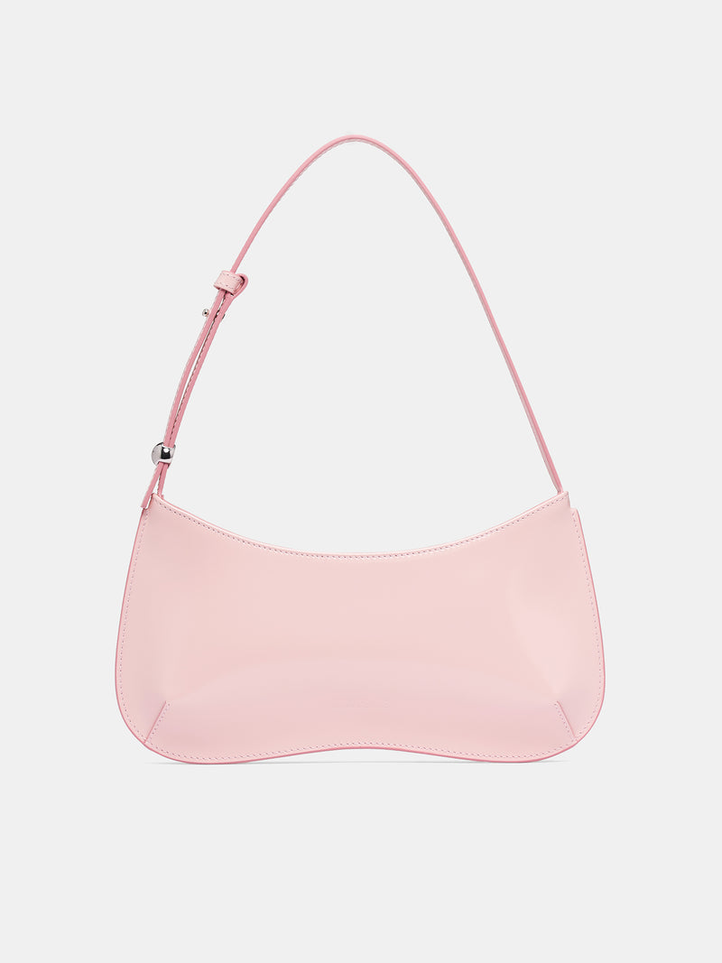 Pink Leather Le Bisou Bag (LE-BISOU-PALE-PINK)