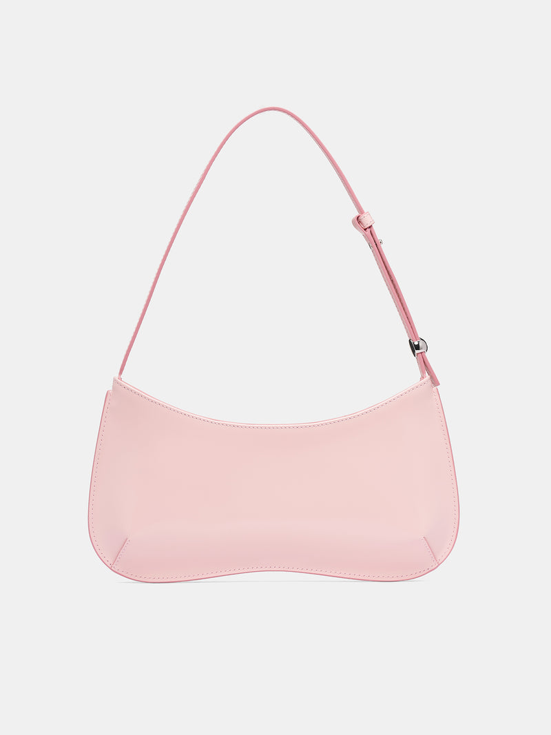 Pink Leather Le Bisou Bag (LE-BISOU-PALE-PINK)