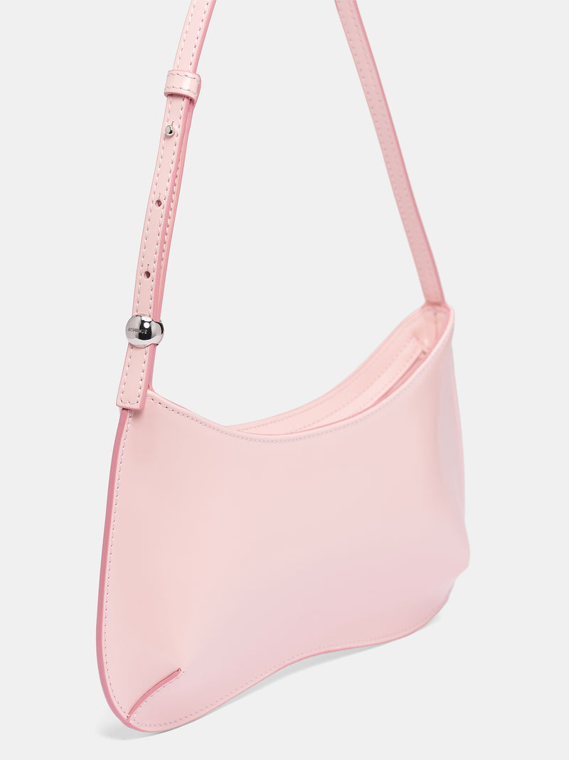 Pink Leather Le Bisou Bag (LE-BISOU-PALE-PINK)