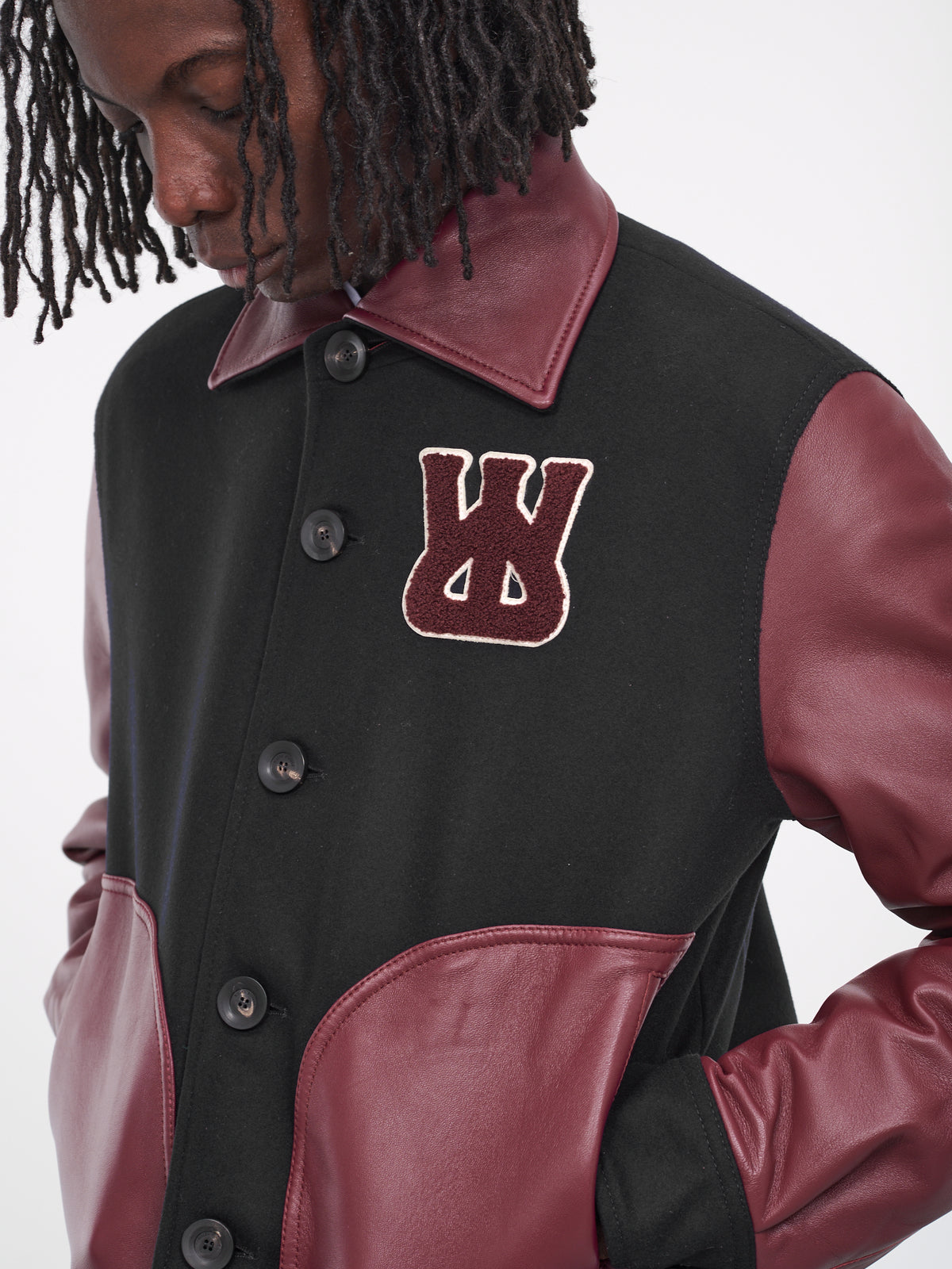 Harlem Jacket (LE04-WO02-599-NAVY-RED)