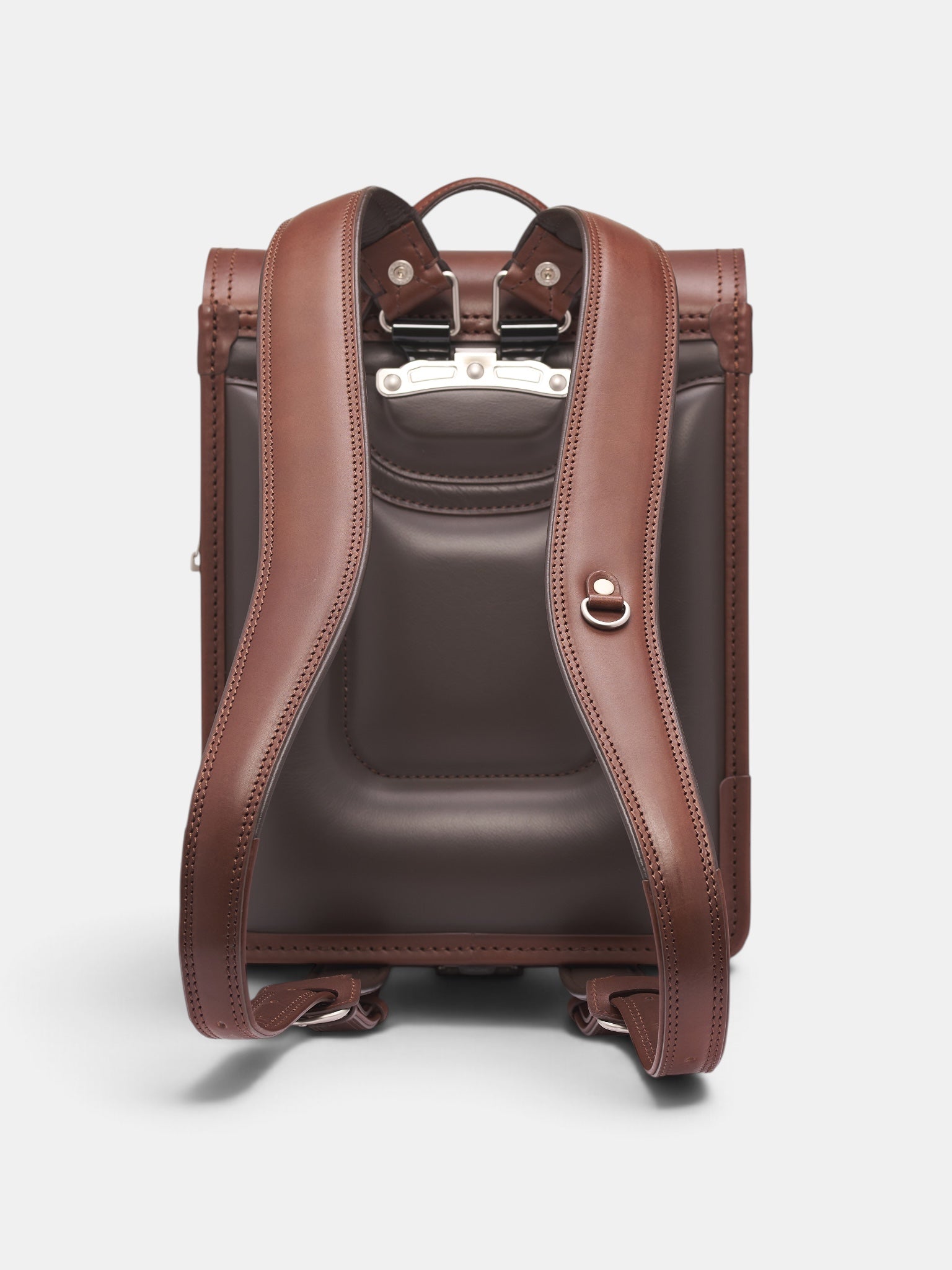 Brown Steerhide Randoseru Backpack (RANDSERU-STEERHIDE-MED-BROWN)