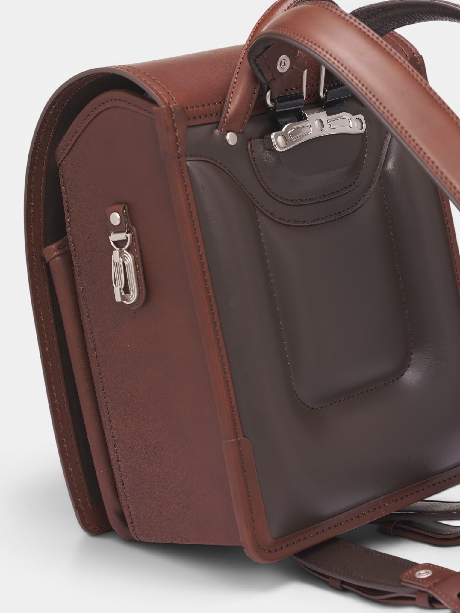 Brown Steerhide Randoseru Backpack (RANDSERU-STEERHIDE-MED-BROWN)