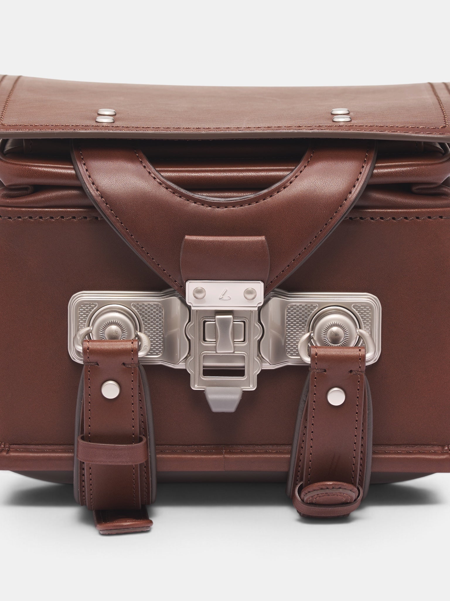 Brown Steerhide Randoseru Backpack (RANDSERU-STEERHIDE-MED-BROWN)