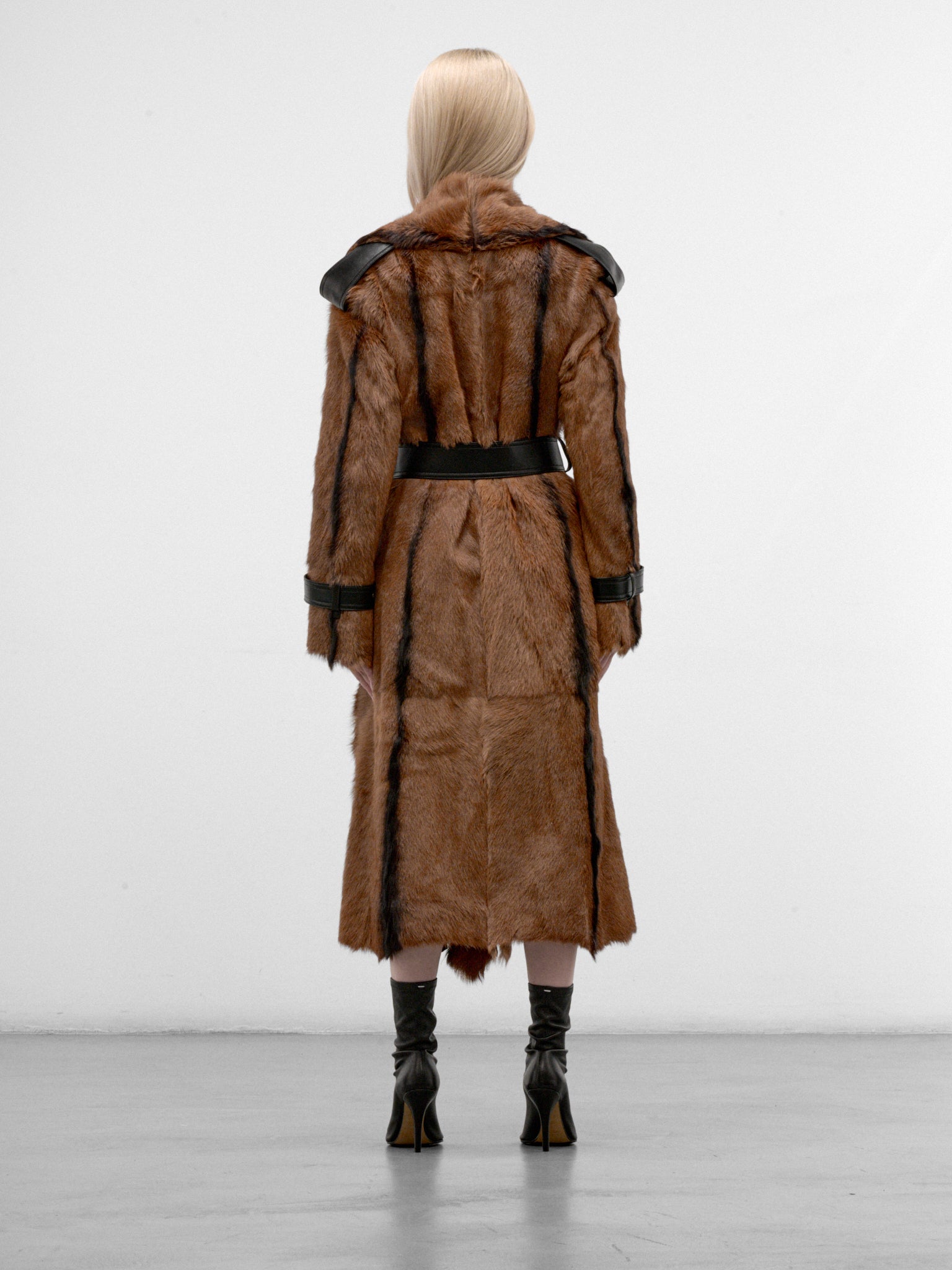 Camel Shearling Linley Wrap Coat (LINLEY-CAMEL)