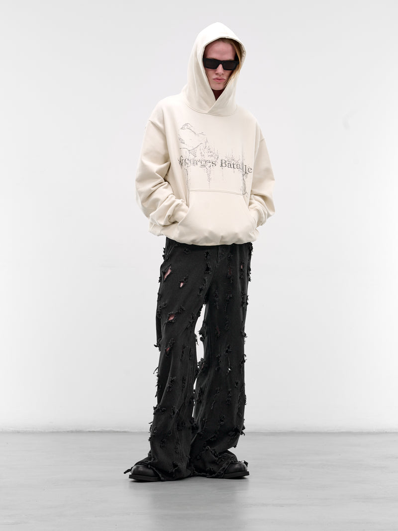 Bone Bataille Graphic Oversized Hoodie (LKSS26-BATAILLE-BONE)