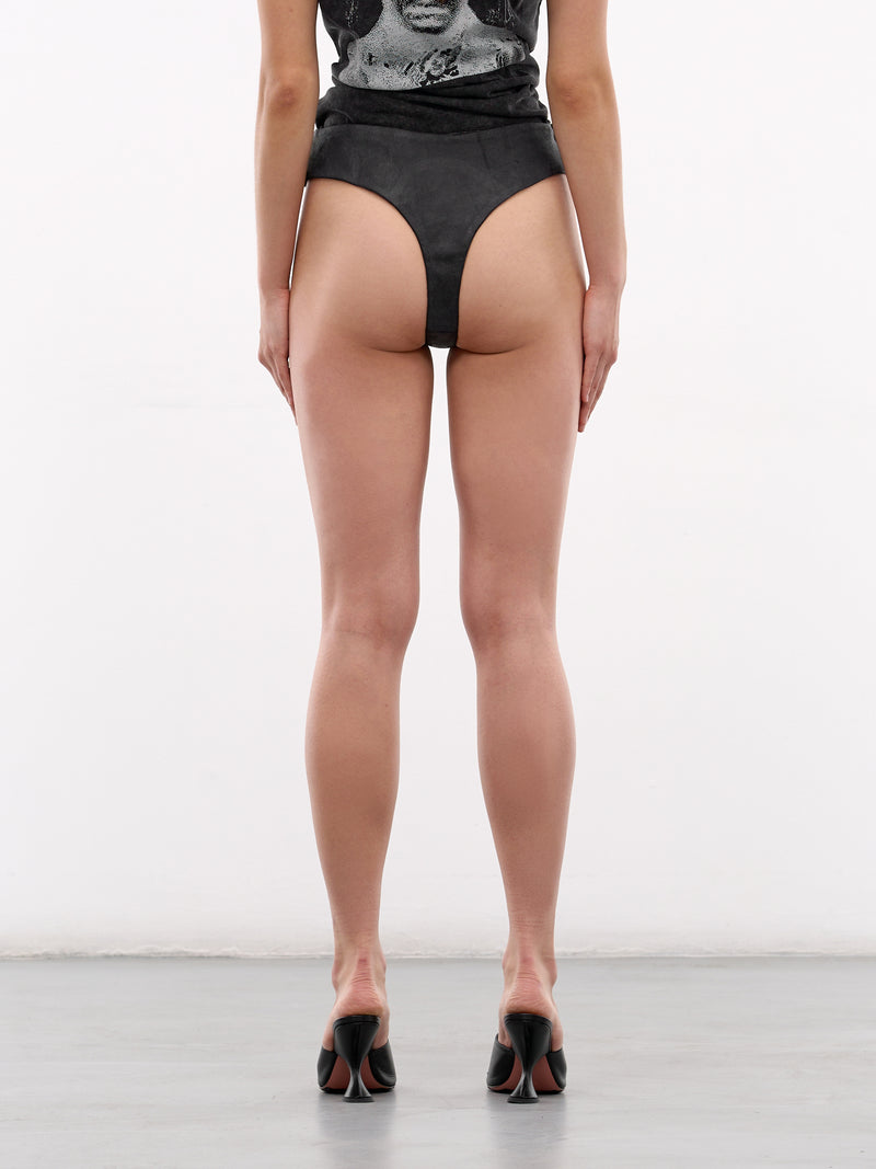 Black Leather Cat Panties (LKSS26-CAT-BLACK)