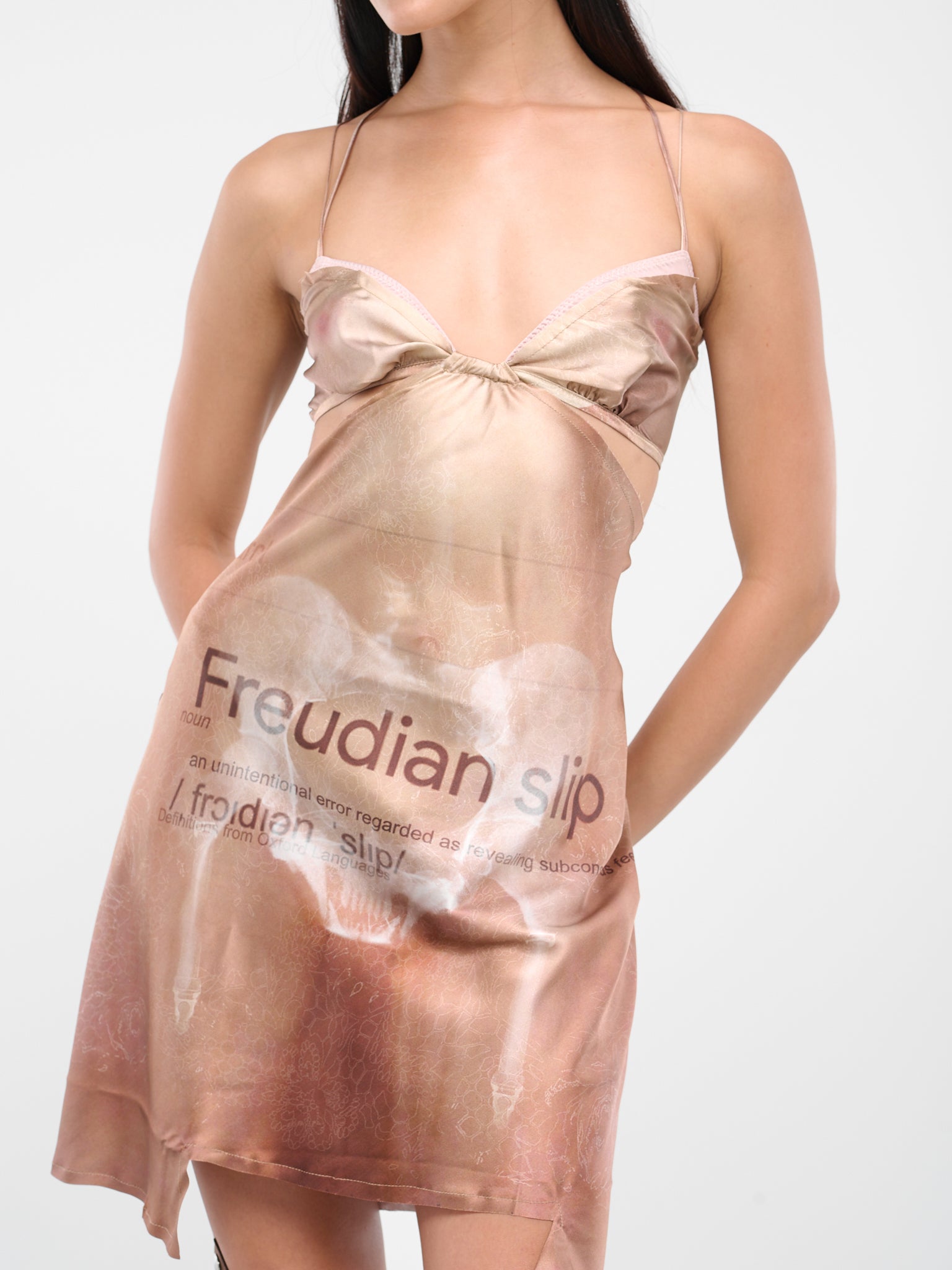 Freudian Slip Dress (LKX-LIZA-FLESH)
