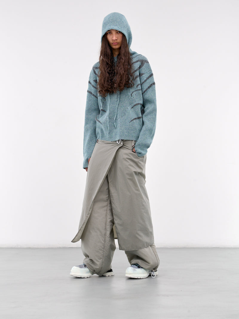 Detachable Wrap Padded Trousers (LNGWRAP-DARK-GREY)