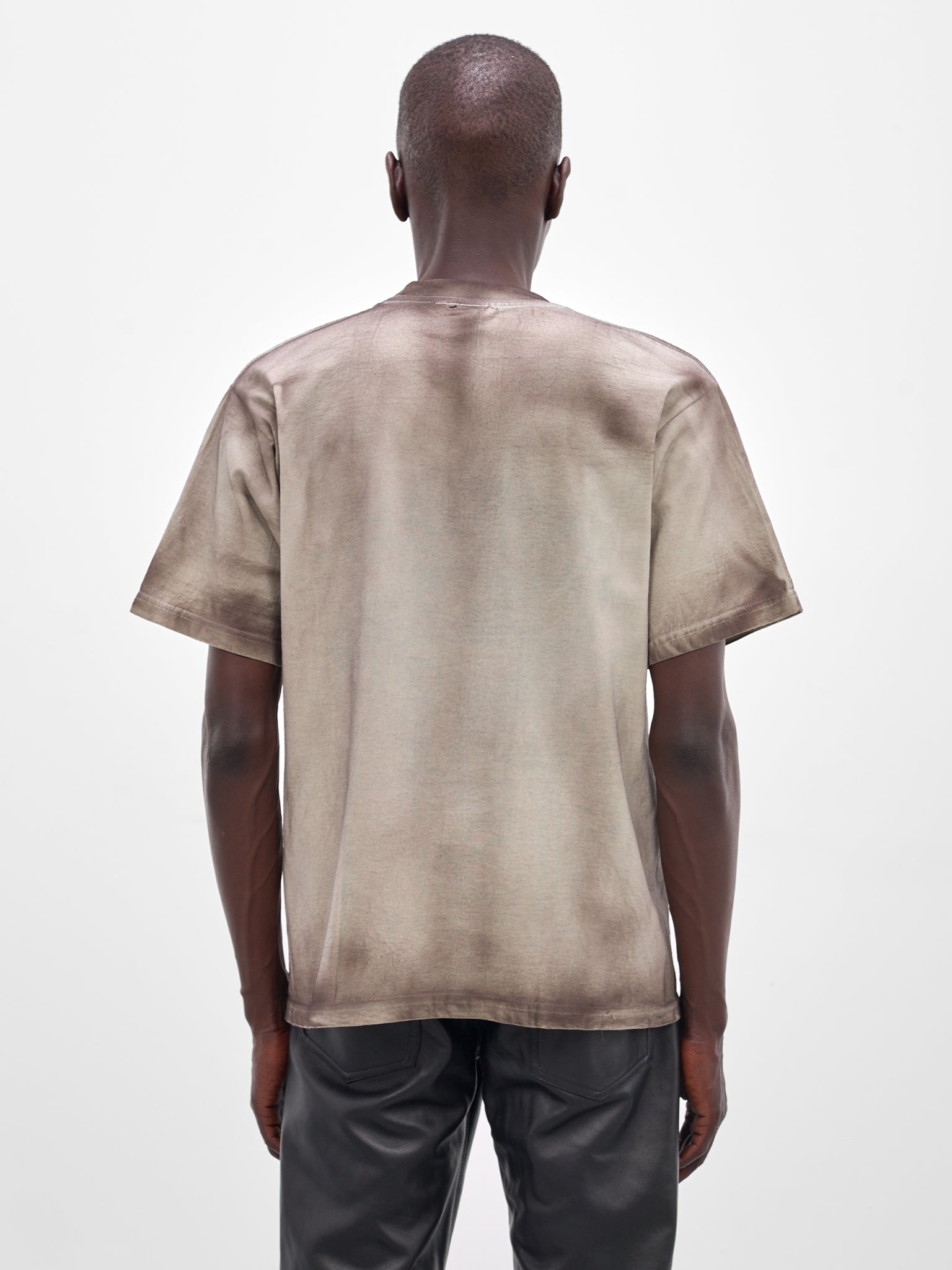 London Cheetah Graphic Print Tee (LONDON-T-SHIRT-GREEN-BROWN)