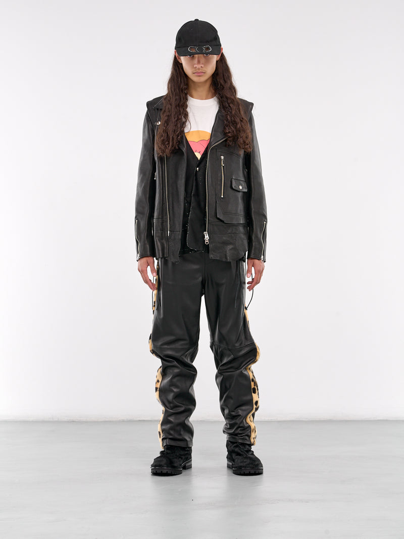 Double Rider Leather Jacket (LT-SV-NYA-1002-BLACK)