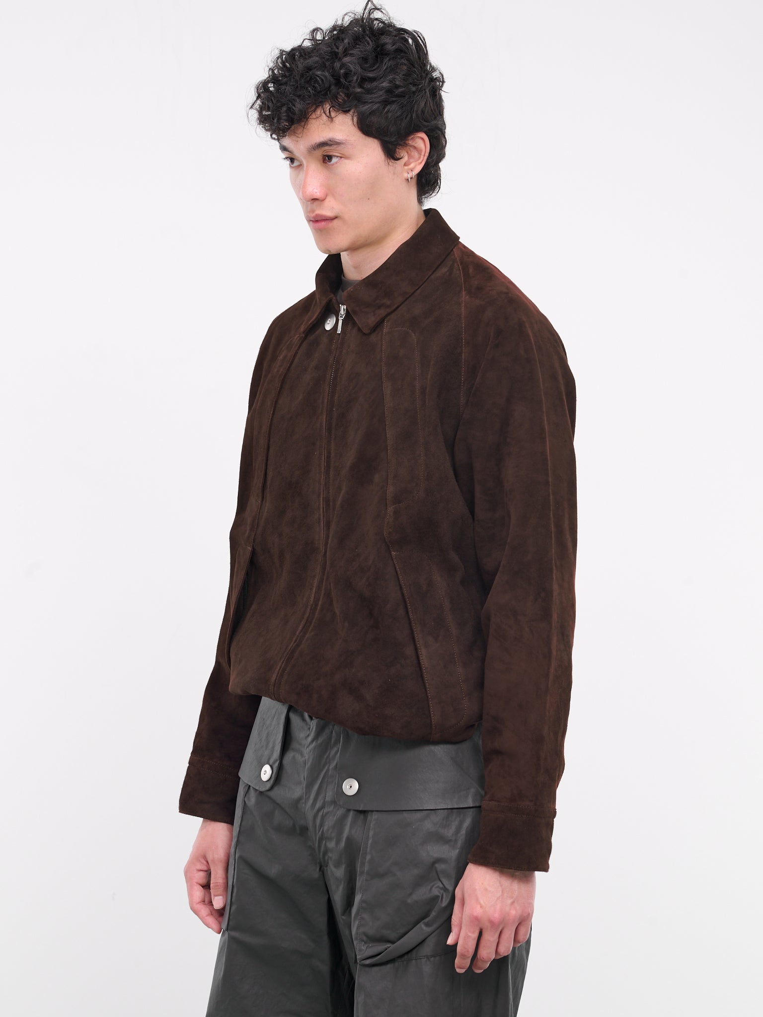 Suede Calf Drizzler (LTH-101-01-DARK-BROWN)