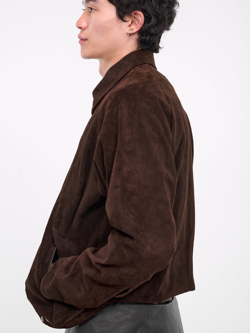 Suede Calf Drizzler (LTH-101-01-DARK-BROWN)