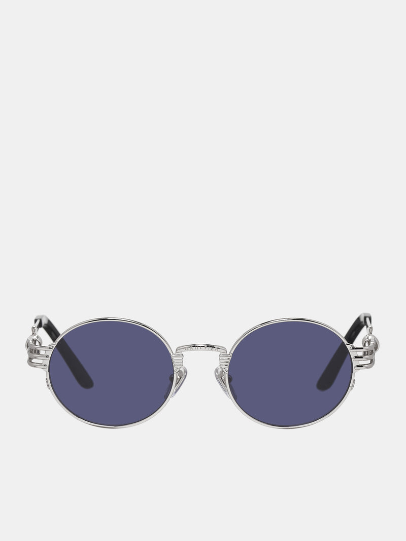 Silver 56-6106 Sunglasses (LU004-X024-91-SILVER)
