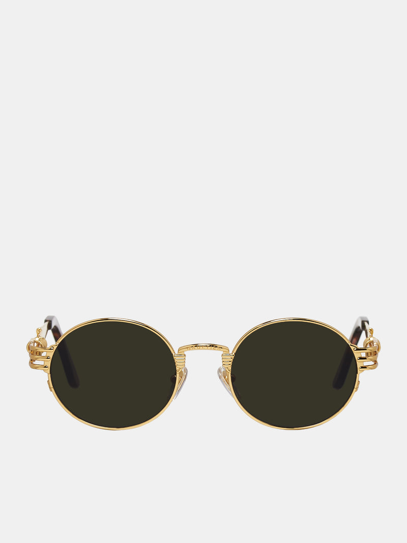 Gold 56-6106 Sunglasses (LU004-X024-92-GOLD)