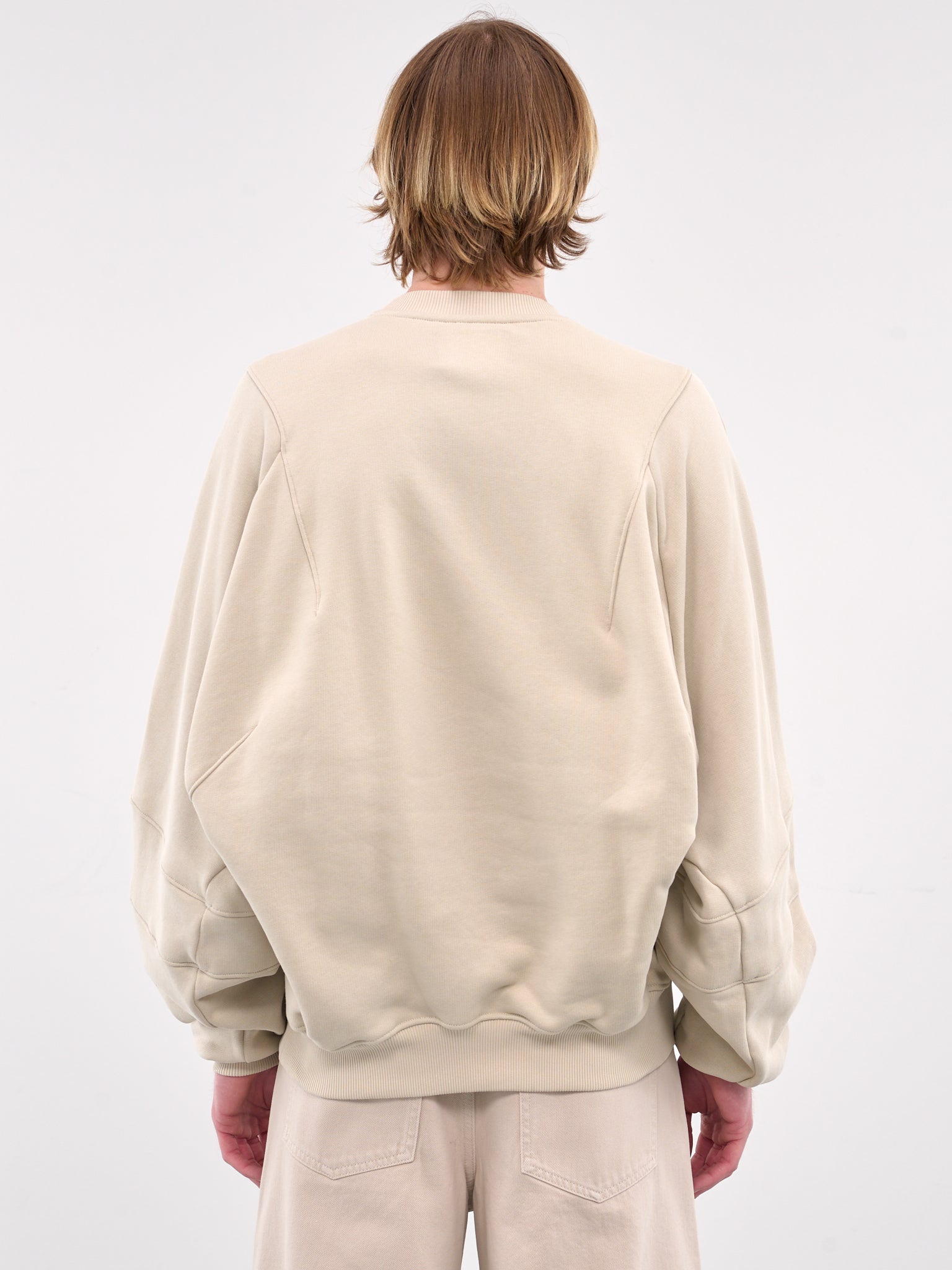 Plicate Crewneck (M-08-062-STONE)