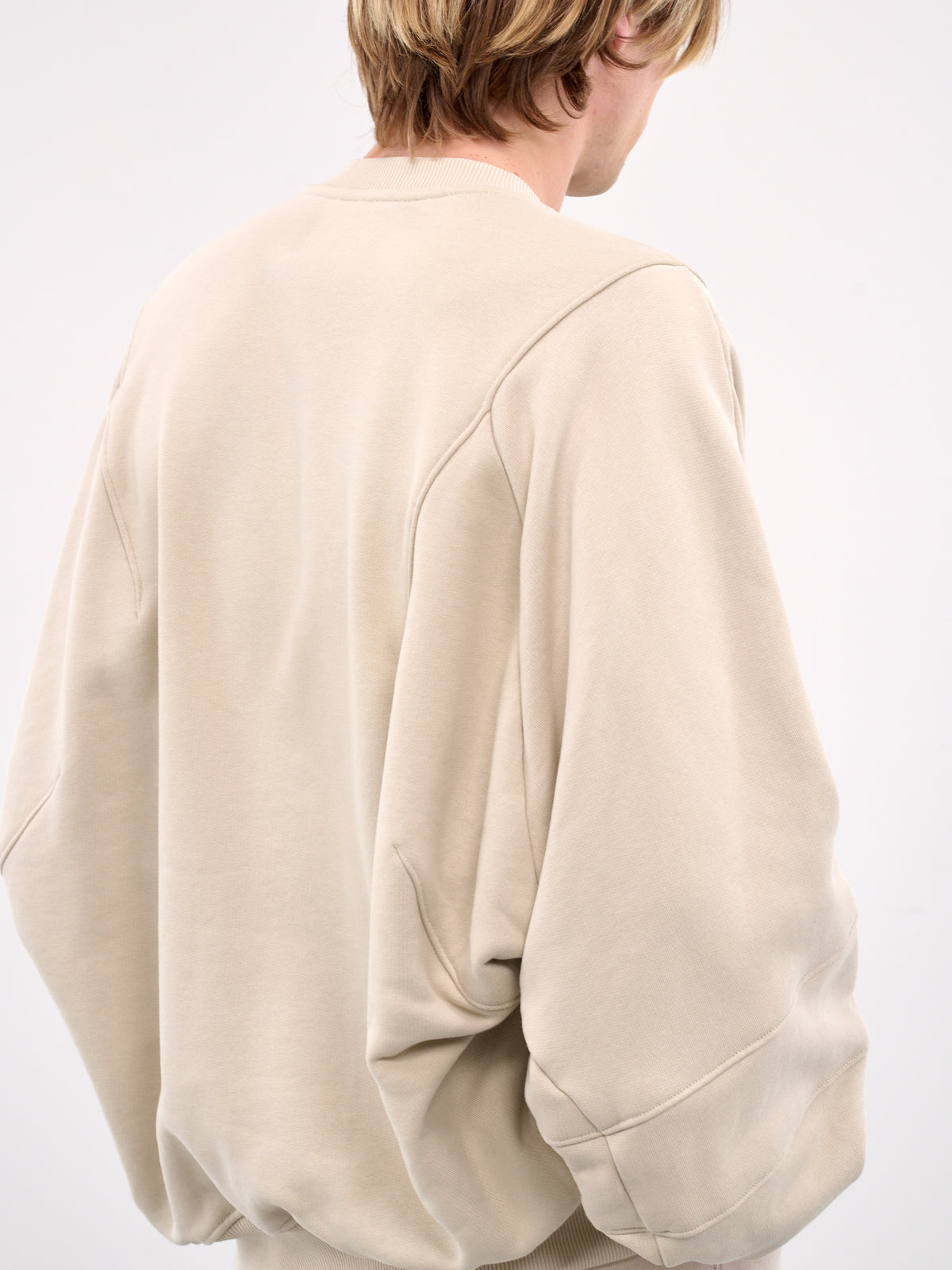 Plicate Crewneck (M-08-062-STONE)