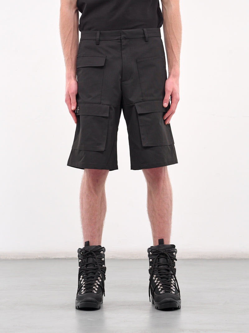 Cellulae Cargo Shorts (M-10-163-BLACK)