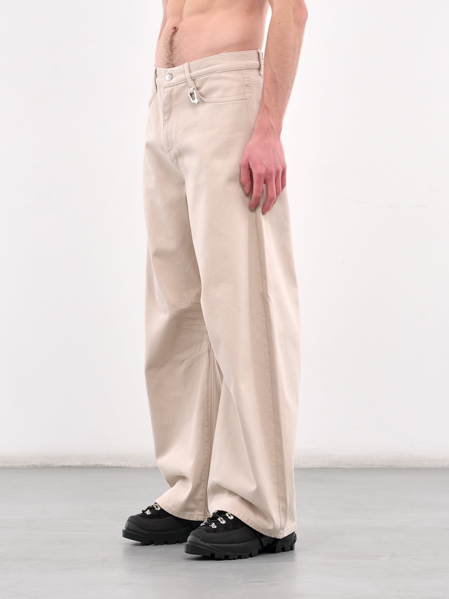 Loam Denim Trousers (M-10-199-STONE)