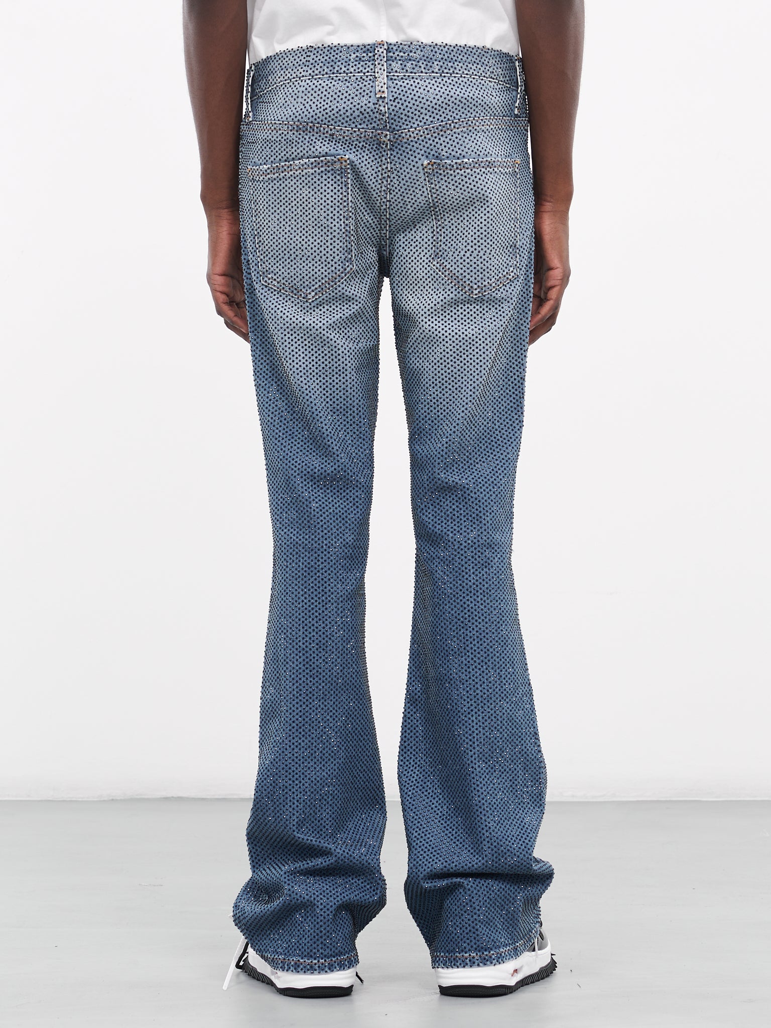 Distressed Denim Pants (M006317E27-707-PRESLEY-WASH)
