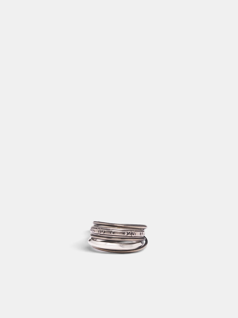 Silver 3-Combo Unity Ring (M1192-SILVER)