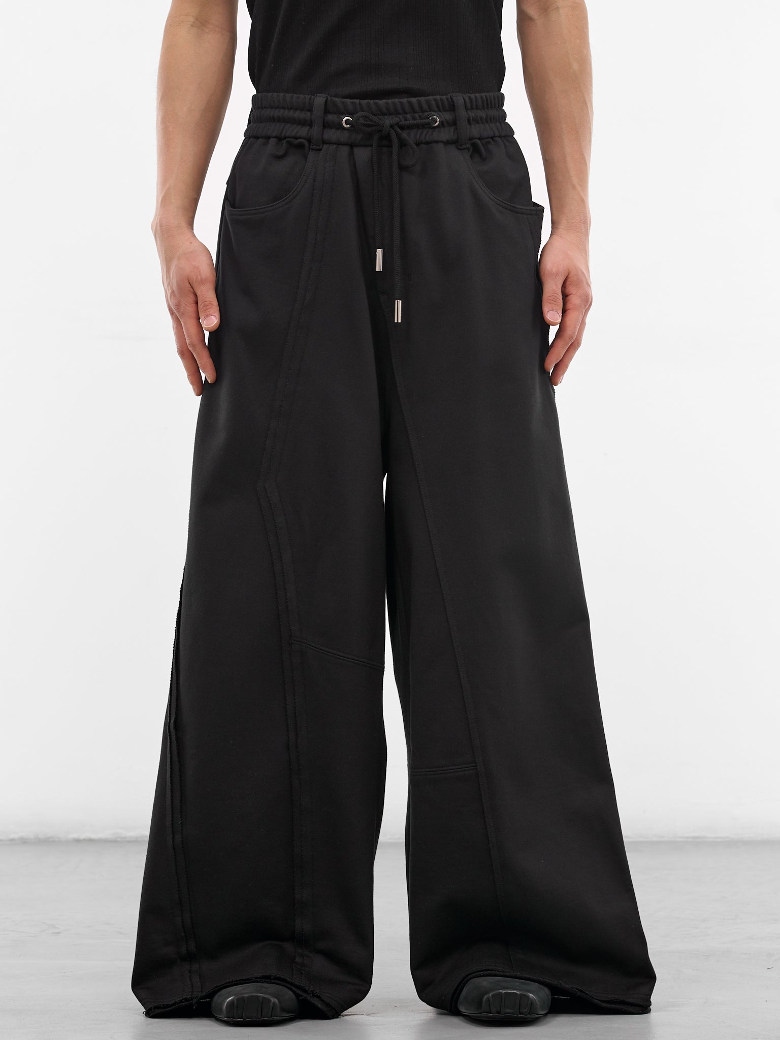 Cotton Deconstructed Biascast Training Pants (MI2PT716BK-BLACK)