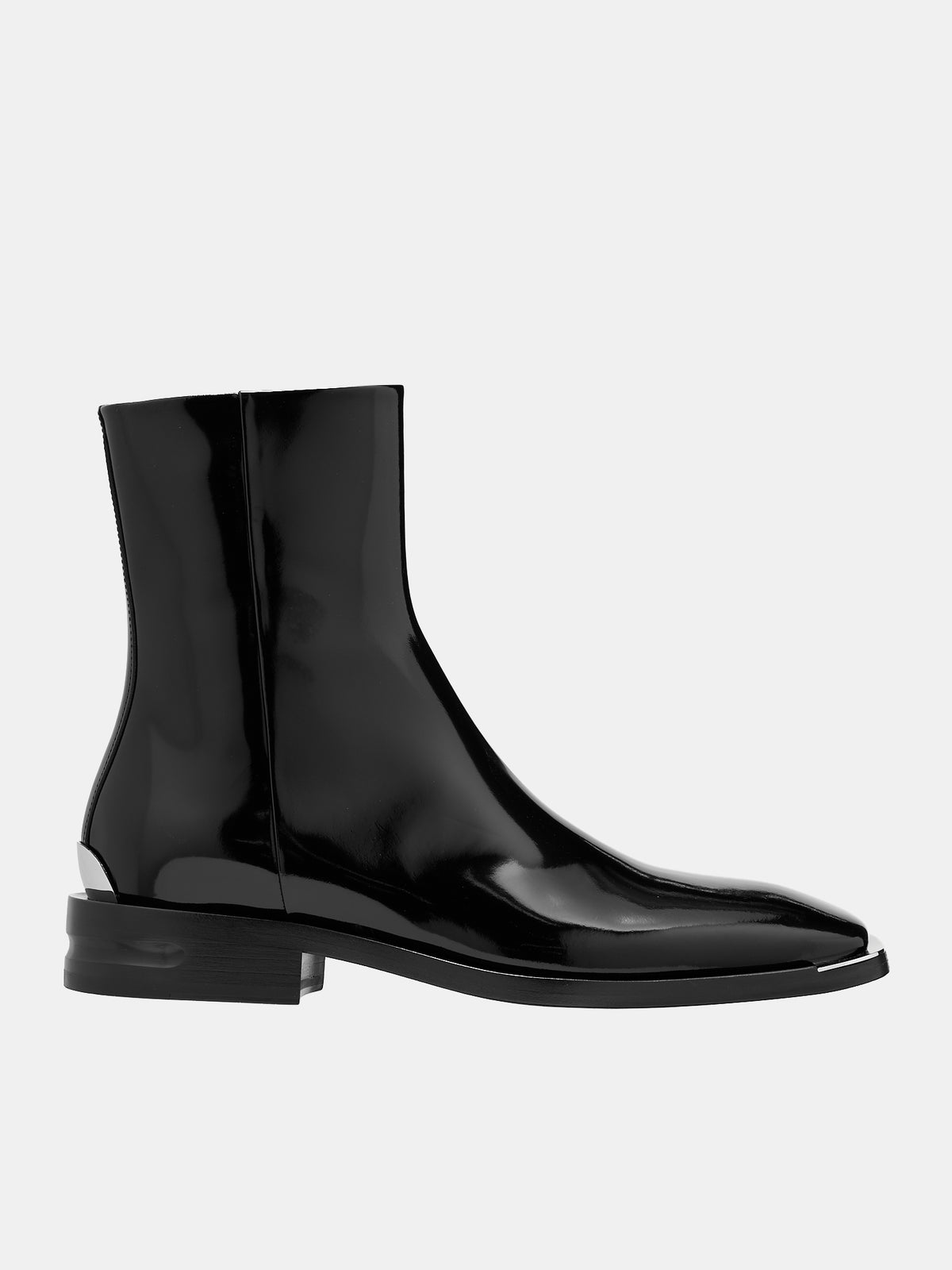 Patent Leather Boots (M2020-287-ABBRASIVATO-NERO)