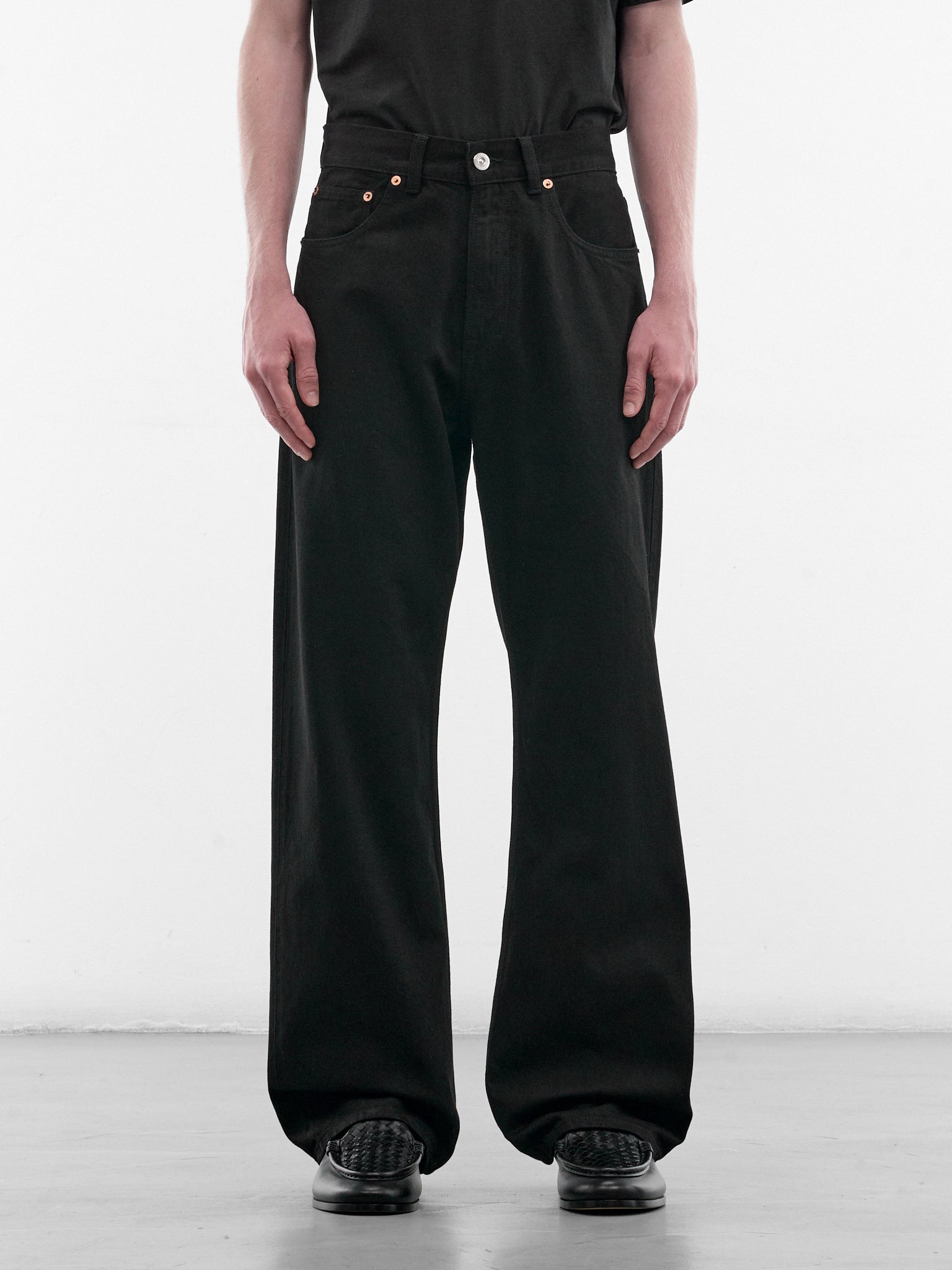 Black Selvedge Third Cut Jeans (M2255TCB-BLACK-SELVEDGE)
