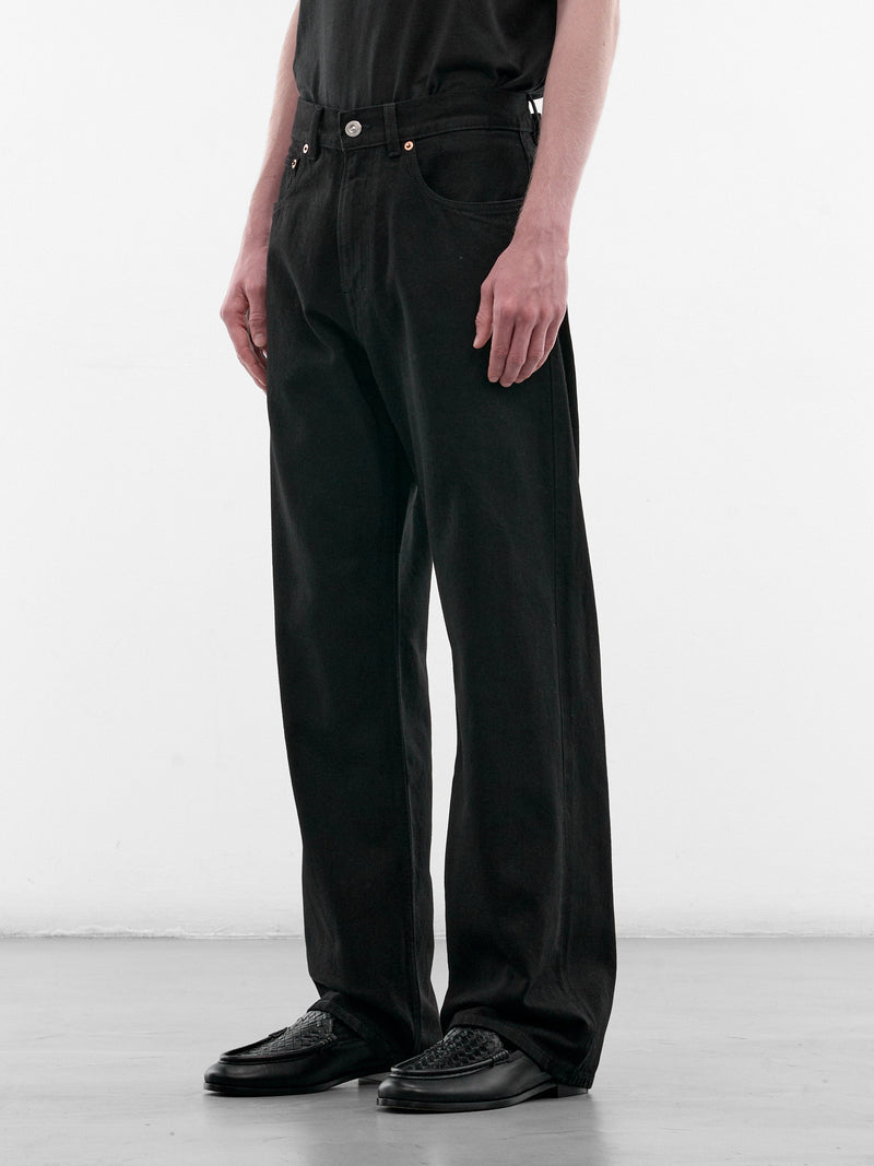 Black Selvedge Third Cut Jeans (M2255TCB-BLACK-SELVEDGE)