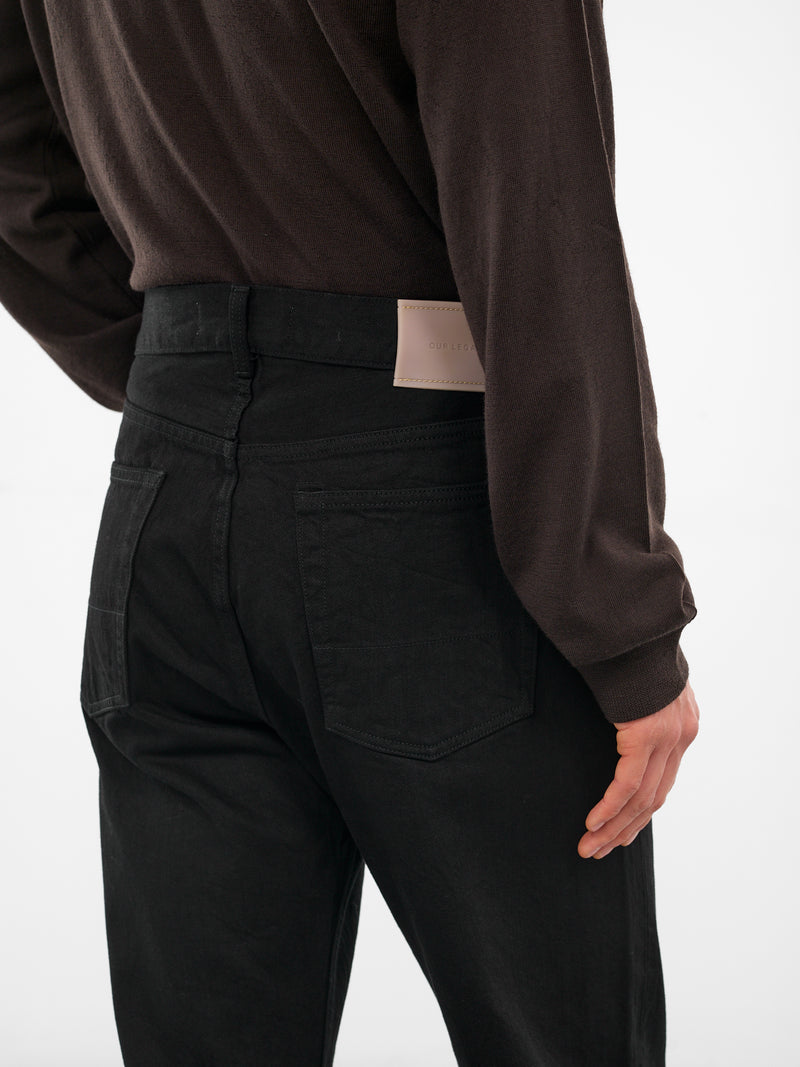 Black Selvedge Third Cut Jeans (M2255TCB-BLACK-SELVEDGE)