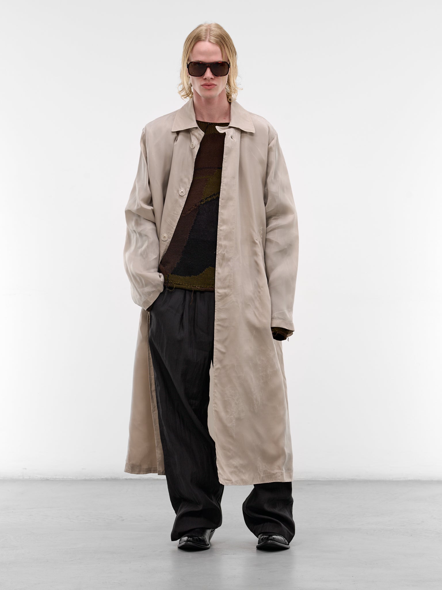 Black Tech-Flax Leisure Trousers (M2264LS-SOOT-BLACK-TECHFLAX)