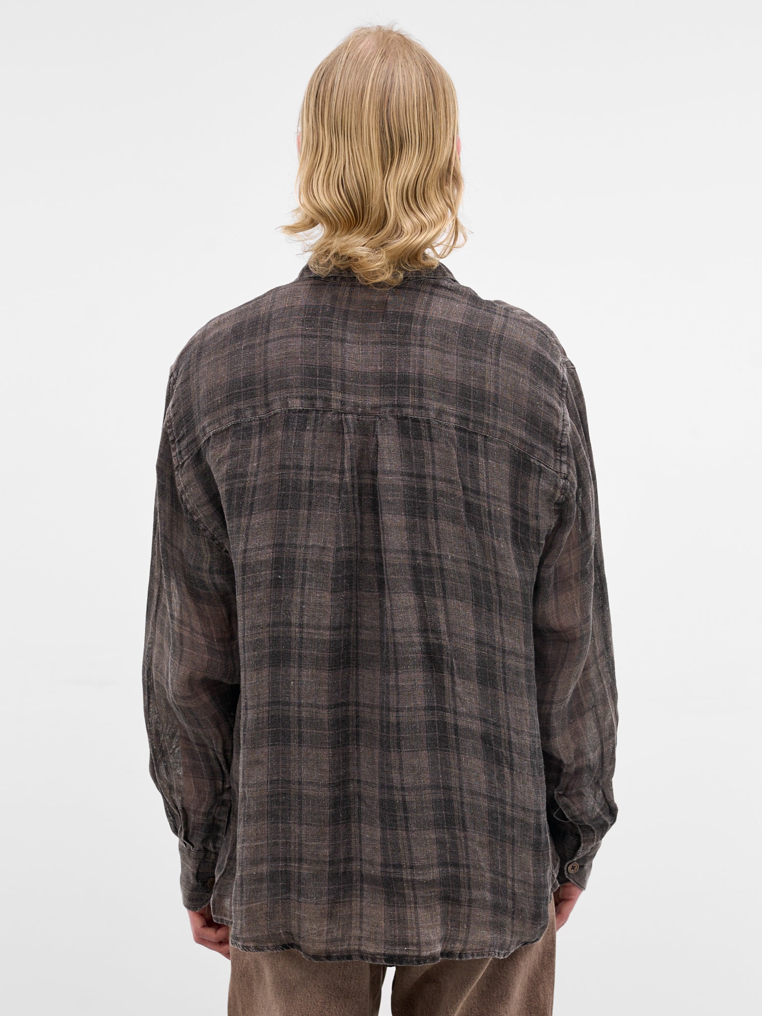 Penumbra Check Linen Above Shirt (M2262AP-PENUMBRA-CHECK)