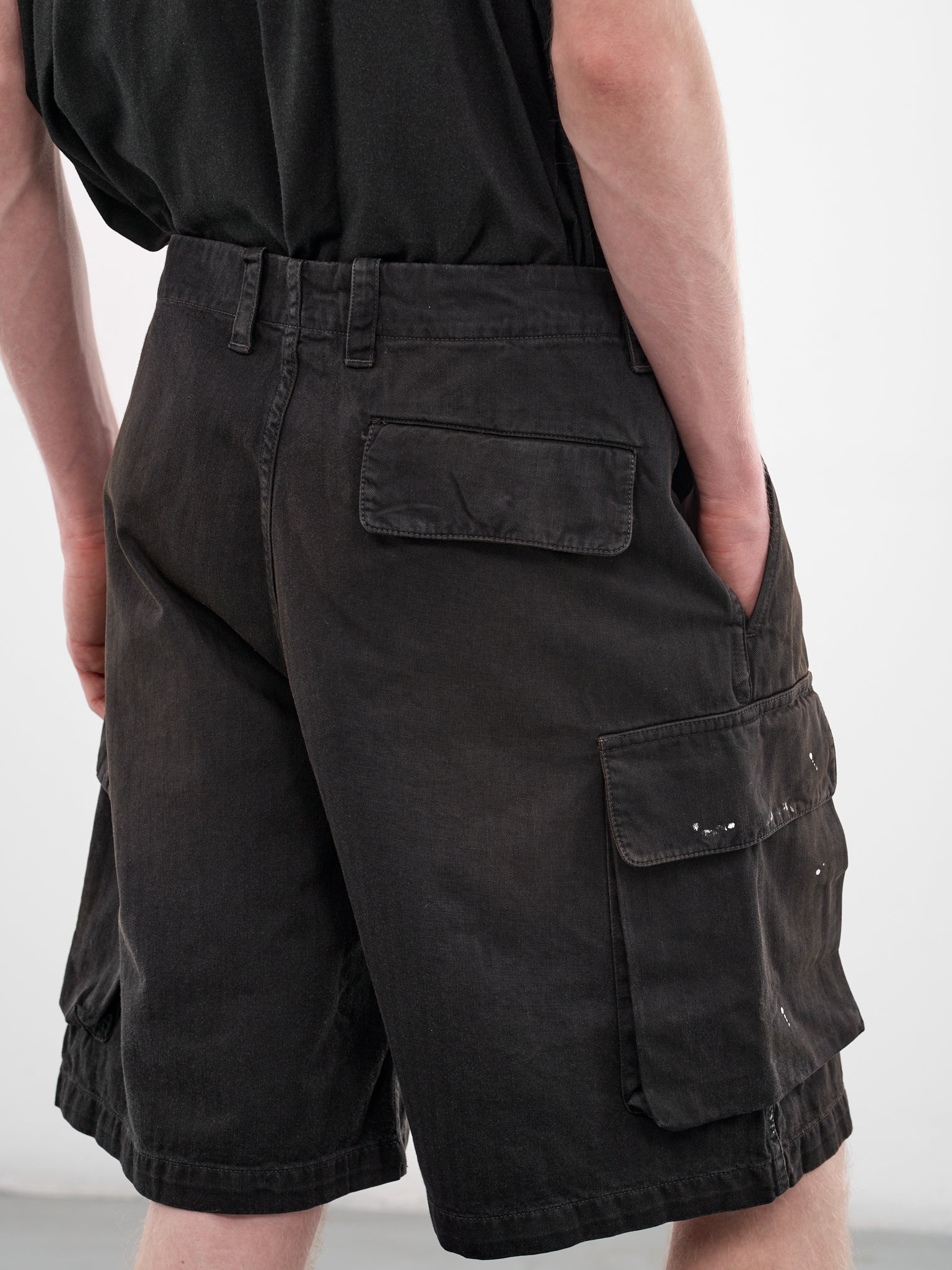 Vintage Finished Herringbone Mount Shorts (M2264MSJH-NEBULA-WASH-JUNGLE-H)