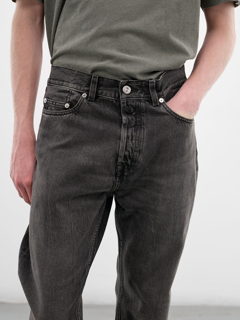 Graphite Straight First Cut Jeans (M2265FG-GRAPHITE-WAVE-SELVEDGE)
