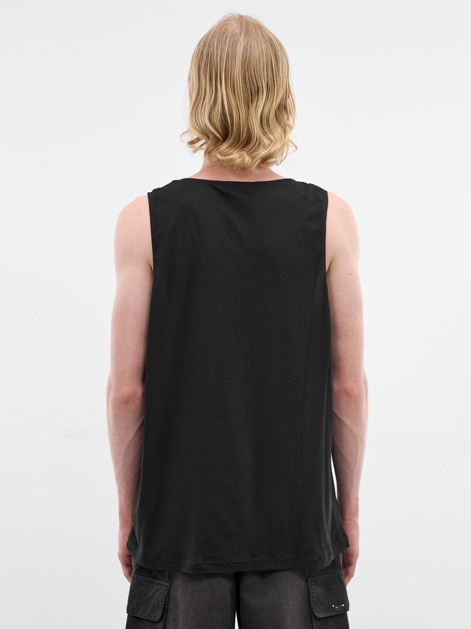 Black Airveil Cotton Athletic Tank (M2266AR-RAVEN-MIST-AIRVEIL)