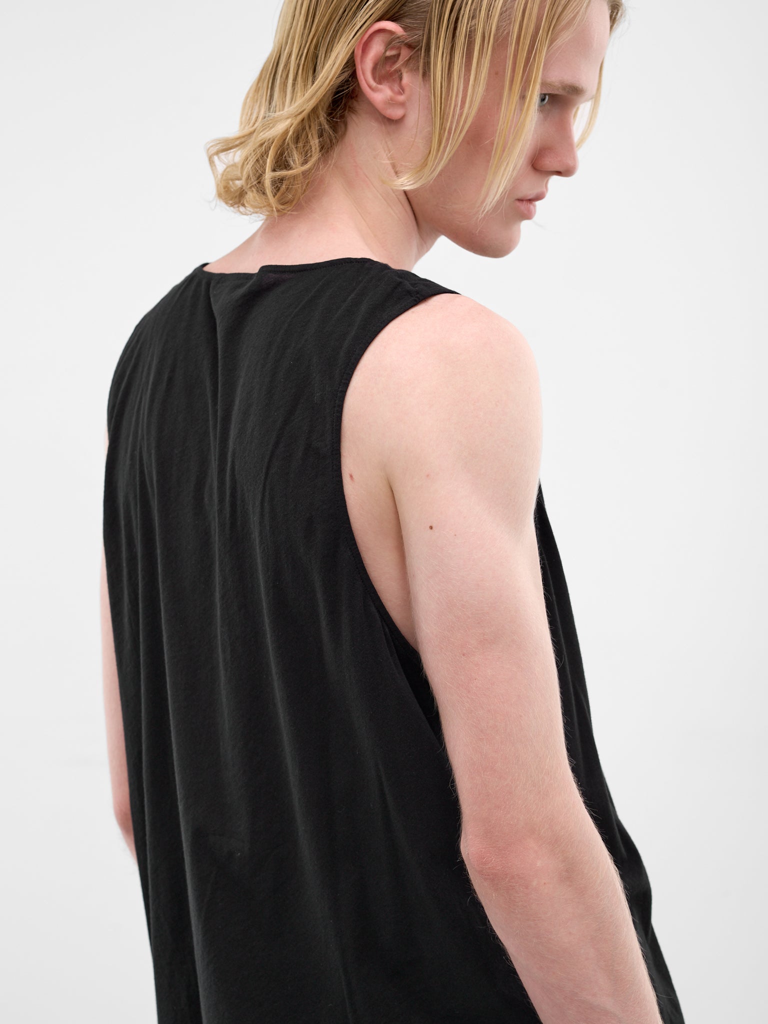 Black Airveil Cotton Athletic Tank (M2266AR-RAVEN-MIST-AIRVEIL)