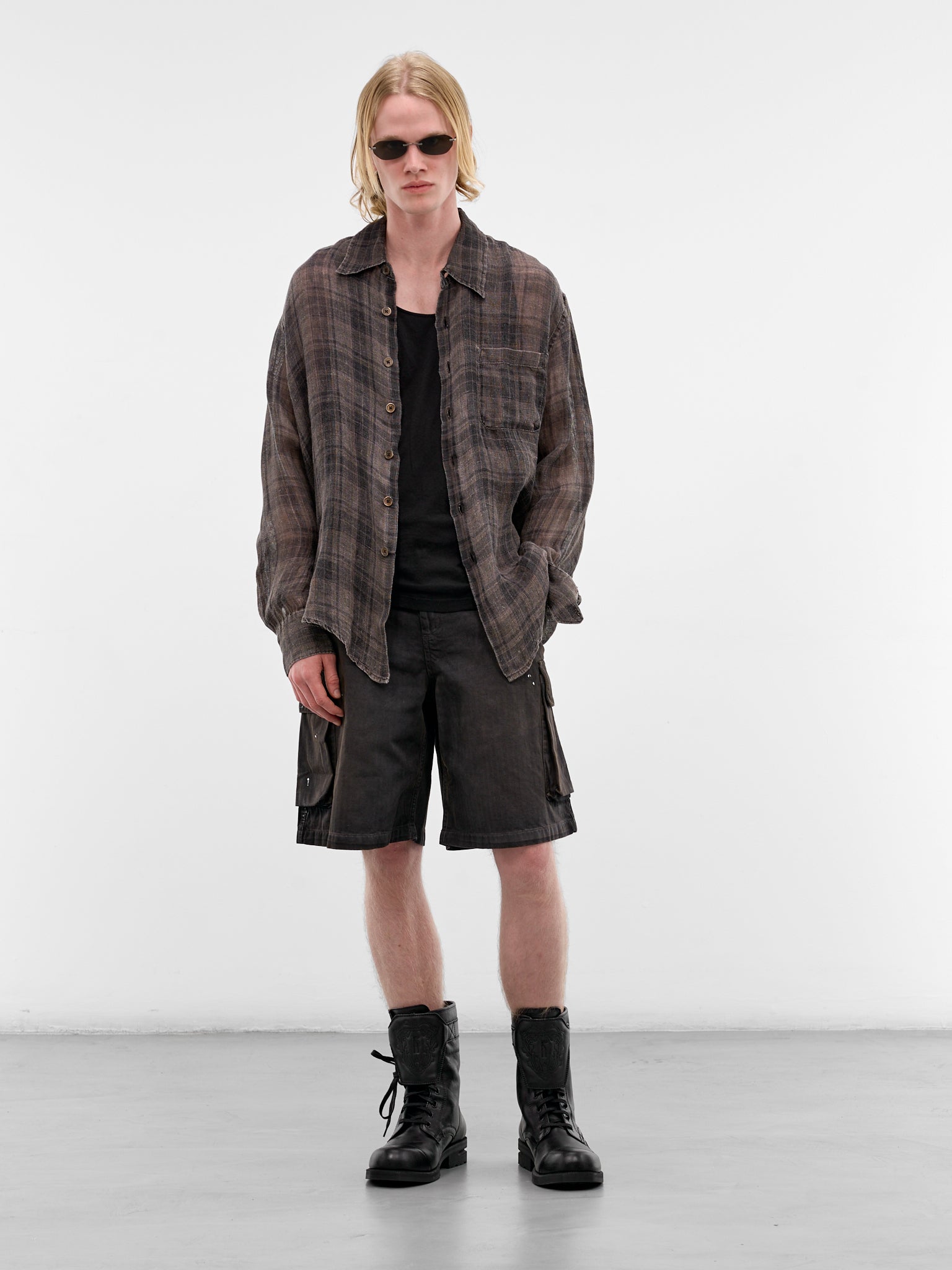 Black Airveil Cotton Athletic Tank (M2266AR-RAVEN-MIST-AIRVEIL)