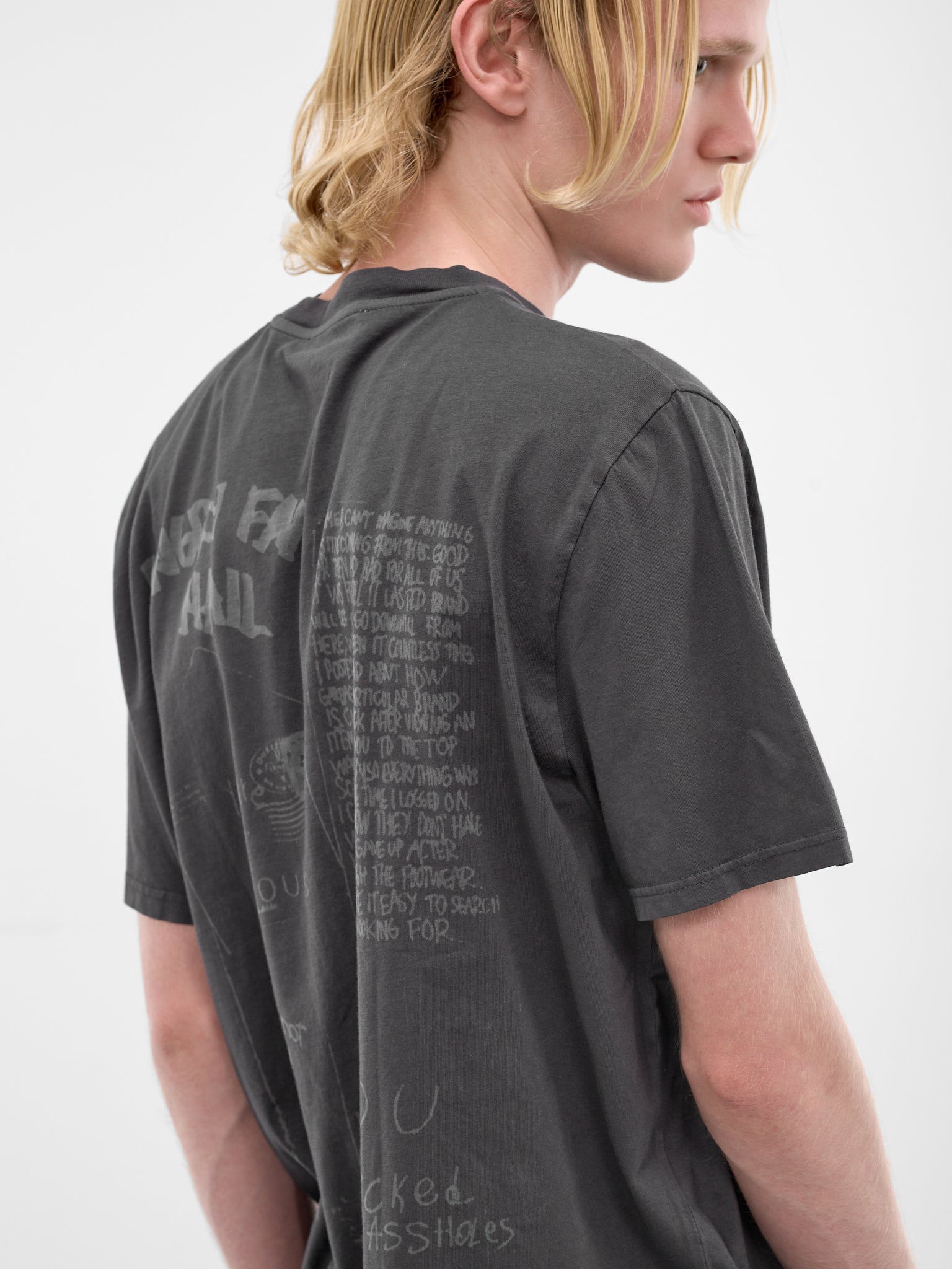 Boxy 'Angry Fan Mail' Tee (M2266BA-ANGRY-FAN-MAIL-PRINT)