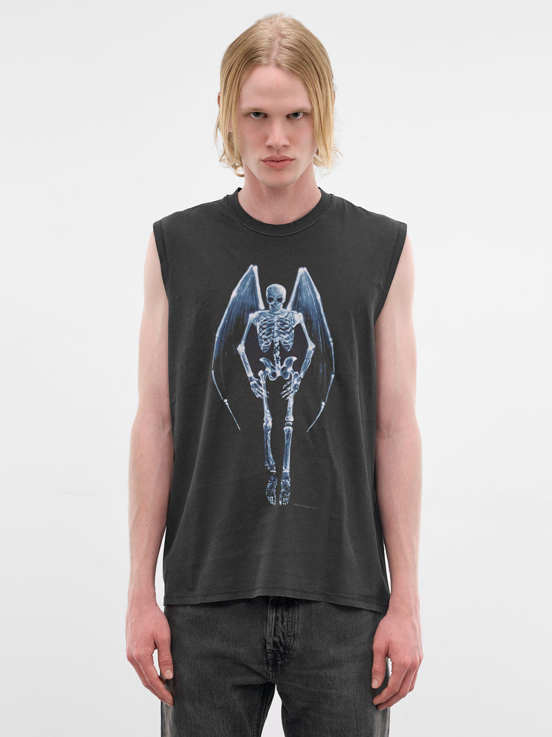 Cotton Fallen Angel Tank (M2266BF-FALLEN-ANGEL-PRINT)