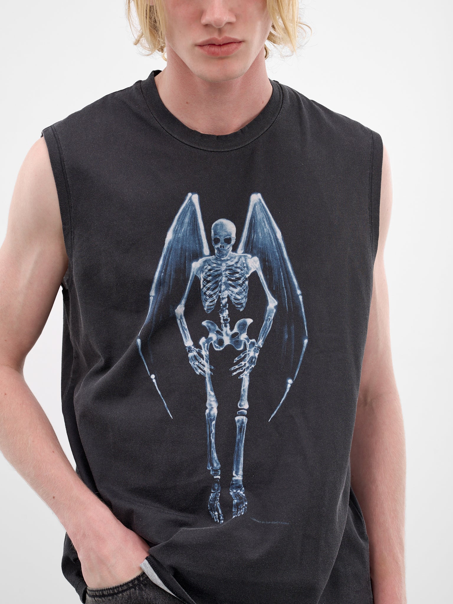 Cotton Fallen Angel Tank (M2266BF-FALLEN-ANGEL-PRINT)