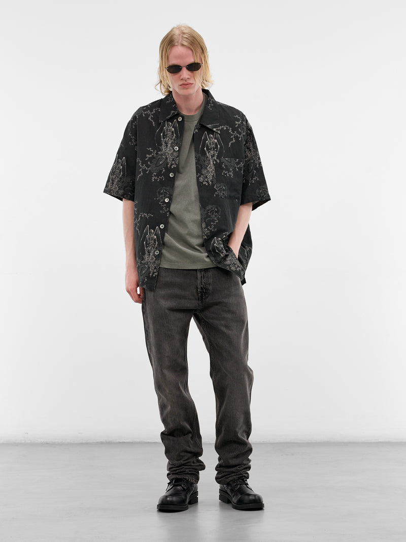 Graphite Straight First Cut Jeans (M2265FG-GRAPHITE-WAVE-SELVEDGE)